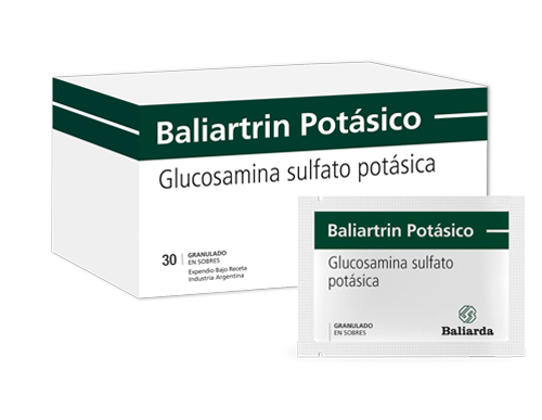 Baliartrin Potásico_1500_10.png Baliartrin Potásico Glucosamina sulf. pot. Glucosamina Artrosis Baliartrin antiinflamatorio artritis dolor
